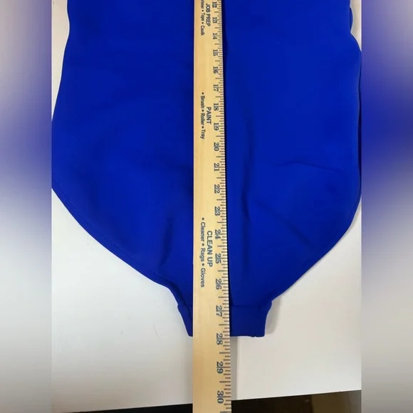 Magicsuit Royal Blue Zip-Front One-Piece Swimsuit Estimated size large - Picture 8 of 13